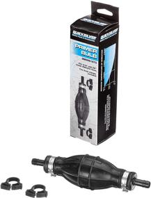 img 1 attached to 🔧 Premium Quicksilver 8M0061875 Primer Bulb: Reliable Fuel Primer with 2 Hose Clamps for 5/16-Inch (8 mm) Fuel Lines
