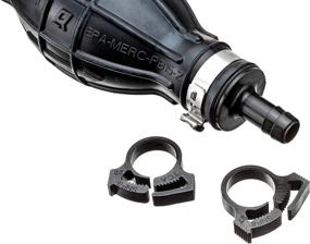img 2 attached to 🔧 Premium Quicksilver 8M0061875 Primer Bulb: Reliable Fuel Primer with 2 Hose Clamps for 5/16-Inch (8 mm) Fuel Lines