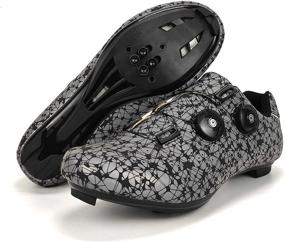 img 1 attached to BETOOSEN Breathable Road Bike Cycling Shoes: The Ultimate Choice for Men and Women with Quick Lace, Self-Locking Design, and SPD Cleats Compatibility