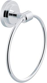 img 4 attached to 🪣 Chrome Moen DN0786CH Iso Bathroom Hand Towel Ring