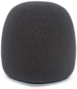 img 2 attached to 🎙️ Enhance Recording Quality with Black Foam Windscreen for Blue Yeti Microphone - Premium Pop Filter Cover for Noise-Free Professional Recordings