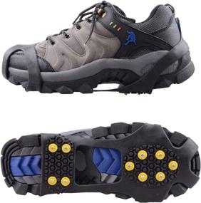 img 1 attached to ❄️ Azarxis Walk Traction Ice Cleat Spikes Crampons: Enhanced Snow Grips for All Snow Activities