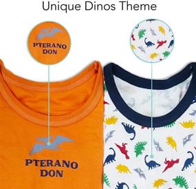 img 3 attached to 🦕 High-Quality Toddler Cotton Dinosaur Sleeveless Boys' Clothing for Ultimate Cuteness