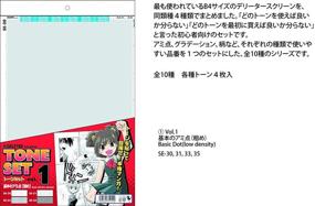 img 1 attached to 🎨 Deriita Manga Screen Tone Vol.1 Amiten: Level up your manga illustrations with stunning screen tones