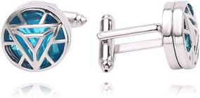 img 4 attached to Community Fandoms Superhero Cufflinks Gifts