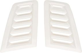 img 1 attached to 🚗 Gagsu Car Hood Vent Scoop Kit, Bonnet Air Vent Modification Accessory, Louvers Cooling Intakes 2Pcs Compatible with Ford Focus RS MK2 Car ABS Decorative, Cold Air Flow Intake Fitment (White)