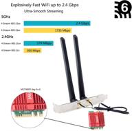 🔌 fenvi dual band ax200 wi-fi 6 мини-карта для стационарного пк - ax беспроводной 6 2x2 mimo ngff m.2 2230 карта для стационарного пк - 2.4 ггц/5ггц 160мгц - bt 5.0 - 3000мбит/с wi-fi miracast vpro логотип