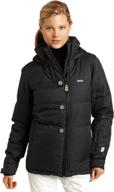 orage womens bethany jacket black women's clothing logo