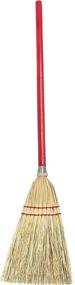 img 2 attached to 🧹 Carlisle 368100 Corn Blend Lobby Broom with Wood Handle, 34-Inch Length (Pack of 12)