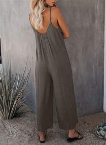 img 3 attached to 👗 Stylish Happy Sailed Jumpsuits Overalls for Women's Clothing in Jumpsuits, Rompers & Overalls