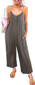 img 4 attached to 👗 Stylish Happy Sailed Jumpsuits Overalls for Women's Clothing in Jumpsuits, Rompers & Overalls