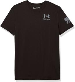 img 3 attached to Футболка Under Armour Freedom в стиле морской пехоты: стильная активная одежда для мальчиков