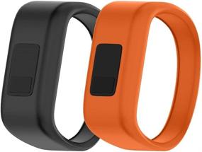 img 4 attached to 📱 NotoCity Soft Silicone Replacement Bands for Vivofit JR Watch - Compatible with Vivofit JR/Vivofit JR 2/Vivofit 3 Smartwatch (2pcs-3, Small)