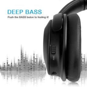img 1 attached to Sumvov Wireless Over Ear Bluetooth Headphones 5.0 - 30 Hours Playtime, Deep Bass, Mic, Comfort Fit, Hi-Fi Stereo Foldable Headset
