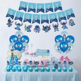 img 3 attached to 🎉 Lilo and Stitch Themed Party Decorations – Cupcake Toppers for Boys and Girls Birthday Parties