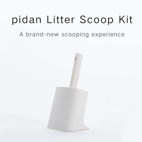 img 3 attached to 🐾 pidan Cat Litter Scoop: Convenient Stand, Durable, and Eco-Friendly with Easy-to-Clean Ergonomic Design
