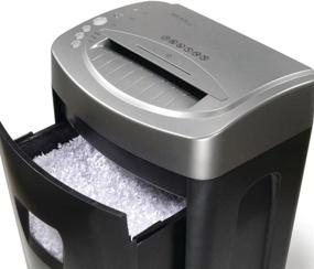 img 3 attached to 🔒 Maximum Security and Efficiency: Royal MC14MX 14 Sheet Micro Cut Shredder Black