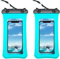 xq-hd 2pcs waterproof phone pouch max 6 cell phones & accessories logo