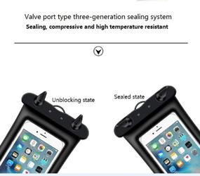 img 1 attached to XQ-HD 2Pcs Waterproof Phone Pouch Max 6 Cell Phones & Accessories