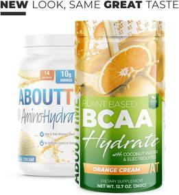 img 1 attached to 🌱 Растительный BCAA Hydrate Clear с L-глутамином и электролитами (без ГМО, без глютена, с монкфруктом) - Апельсиновый крем, 20 порций - Время подходящее