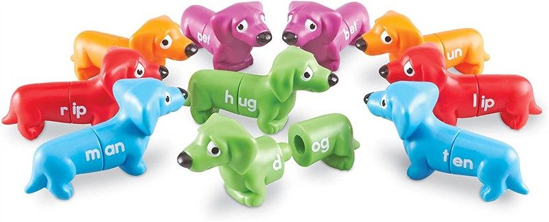 learning resources snap n learn rhyming pups 로고