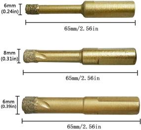 img 2 attached to 🔧 Cooling Performance Refined: Jashtool Diamond Ceramic Porcelain Cutting Tools for Industrial Drill Bits