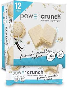 img 4 attached to Power Crunch French Vanilla Creme Protein Energy Bar - 12 pack, 1.4 oz (40 g) each, Pack of 1