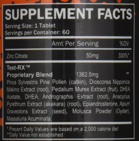 img 2 attached to 💪 Formutech Nutrition Test-RX: Enhanced Testosterone Booster with Cyclosome Delivery, 60 Tablets