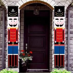 img 3 attached to 🎄 WEKIOOBON Nutcracker Christmas Decorations - Transform Your Front Door into a Festive Wonderland!