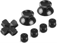 🎮 enhance your gaming experience with xfuny metal bullet buttons and thumbsticks mod kit for ps4 dualshock 4 controller - gray logo