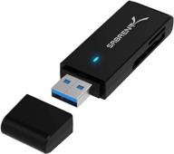 high-speed sabrent usb 3.0 micro sd and sd card reader (cr-t2ms): fast data transfer and convenient card access logo