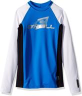 oneill youth premium sleeve graphite boys' clothing : swim logo