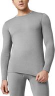 👕 lapasa men's thermal underwear top | fleece lined long sleeve shirt | light, mid, heavy weight | pack of 1 &amp; 2 (thermoflux m09/m55/m26) logo