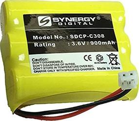 img 3 attached to 📞 Synergy Digital Cordless Phone Battery | Ni-CD 3.6V 900mAh | Compatible with Philips SJB4152 & Vtech 80-5071-00-00