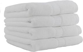 img 3 attached to 🛏️ Hotel Sheets Direct 100% Bamboo Hand Towels, 4 Piece Set - Incredibly Soft, Hypoallergenic 13 x 29.5 (Pack of 4 Hand Towels)