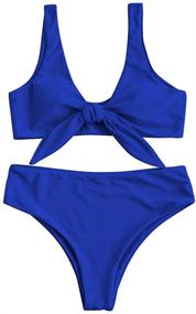 img 4 attached to 👙 ZAFUL Women's Padded Bright Bikini - Womens Clothing for Swimsuits & Cover-Ups