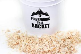 img 4 attached to 🪴 1 Gallon TERRAFIRMA Pine Shavings Bucket - Small Animal Bedding - Kiln Dried Shavings - Highly Absorbent - Optimal Odor Control