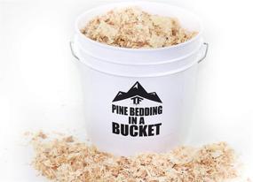 img 3 attached to 🪴 1 Gallon TERRAFIRMA Pine Shavings Bucket - Small Animal Bedding - Kiln Dried Shavings - Highly Absorbent - Optimal Odor Control