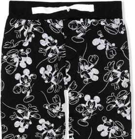 img 2 attached to Disney Mickey Mouse Jogger Pants: Comfy Drawstring Elastic Sweatpants for Kids