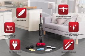 img 3 attached to 🧹 Ewbank Multi-Purpose Floor Cleaner, Scrubber, Polisher - Red