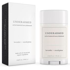 img 4 attached to 🌿 Stay Fresh All Day with Underarmed Natural Aluminum-Free Deodorant Stick - Lavender/Eucalyptus - Organic, Healthy, and Non Toxic for Women & Men - Phthalate, Paraben, Gluten & Cruelty Free