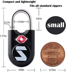 img 3 attached to 🔒 Revolutionary SURE LOCK Compatible Luggage Shackle: Ultimate Travel Accessories for Luggage Security