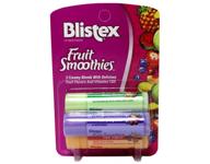 🍓 blistex fruit smoothies lip moisturizers: nourish your lips with 3 sticks (0.10 oz each) logo