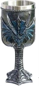 img 4 attached to 🐉 Exquisite Medieval Blue Dragon Wine Goblet: A Perfect Blend of Elegance and Fantasy