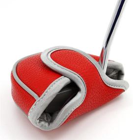 img 3 attached to ✨ Large Tooth Small Putter Cover - Semi-Mallet Mini Golf Headcover with Magnetic Closure for Scotty Cameron, Taylormade, Odyssey Clubs