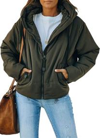 img 4 attached to Acelitt Womens Quilted Jackets Pockets Women's Clothing and Coats, Jackets & Vests