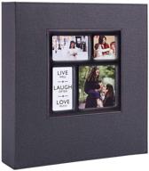 📷 ywlake photo album 4x6 -600 pockets, linen cover, extra large capacity - perfect for family, weddings, and special occasions - holds both horizontal and vertical photos - black logo