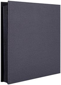 img 2 attached to 📷 Ywlake Photo Album 4x6 -600 Pockets, Linen Cover, Extra Large Capacity - Perfect for Family, Weddings, and Special Occasions - Holds Both Horizontal and Vertical Photos - Black