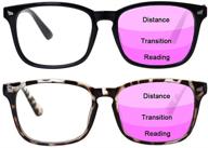 joschoo 2-pack progressive multifocus computer reading glasses: anti blue light readers for women logo