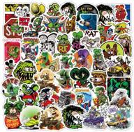 🐭 rat fink stickers set: 50 pcs classic movies mouse waterproof decals for mobile, laptop, luggage & more! logo